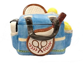 Tennis Bag Cookie Jar