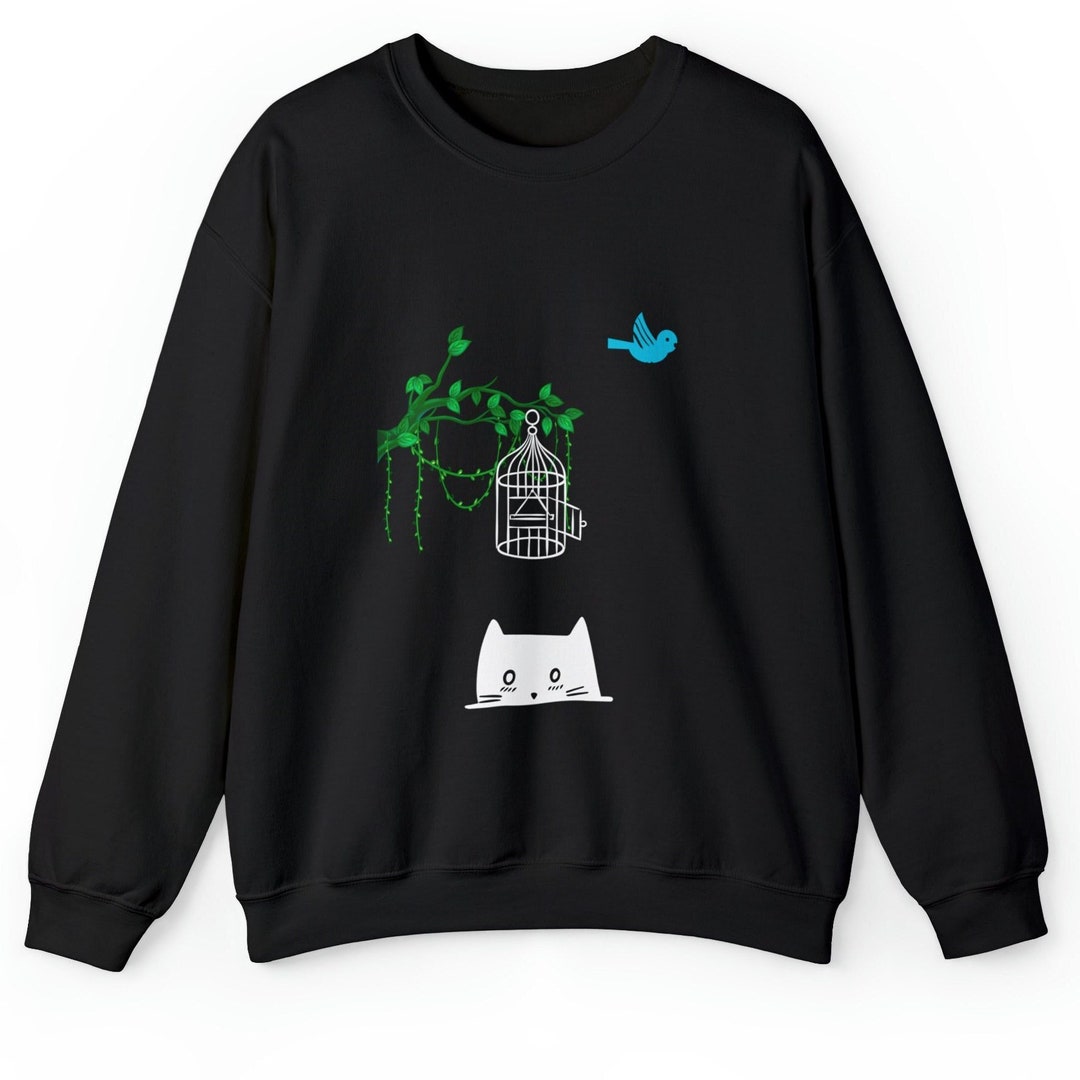 Cat Lover Sweatshirt Funny Cat Sweatshirt Cute Cat Etsy