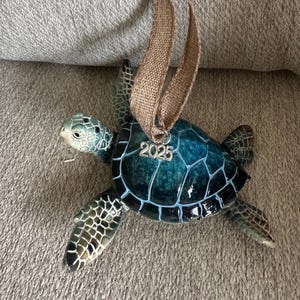 2025 Turtle Christmas Ornament