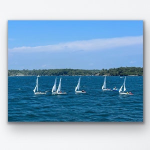 The Sailing Club - Original photograph on canvas | Kingston, ON | Ready to ship!