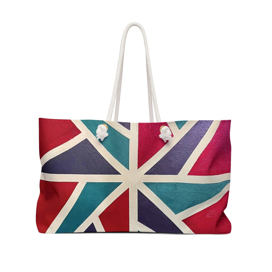Oversize Weekender Bag Pinwheel metallic - Etsy