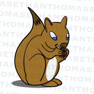 Cartoon Squirrel - téléchargement numérique