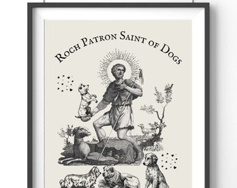 Patron of Dogs and Dog-lovers: St. Roch, Handmade Statue small Size - Etsy