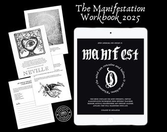2026 Manifestation Journal + Workbook, 369 eBook Printable, Wealth Gift, Manifest Money, Neville Goddard, Law of Attraction Diary, Download