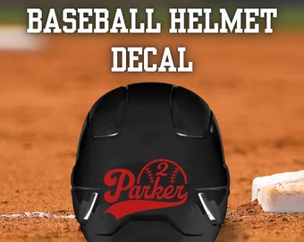 Personalized Baseball Helmet Decal – Tee Ball - for Water Bottle, Bat or Car