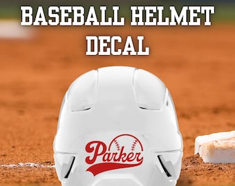 Personalized Baseball Helmet Decal – Tee Ball - for Water Bottle, Bat or Car