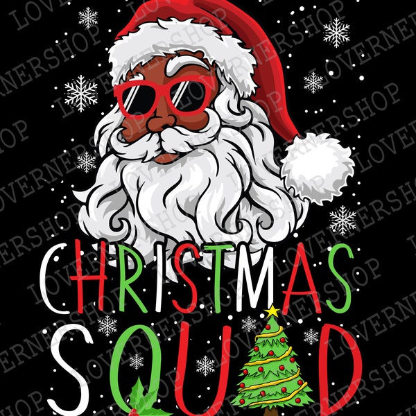 African American Santa Pajamas Etsy