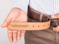 Personalized Leather Gift for Him - Engraved Leather Belt for Men - Custom Gift for Him - Genuine Leather Valentines Day Gift - Gift for Dad