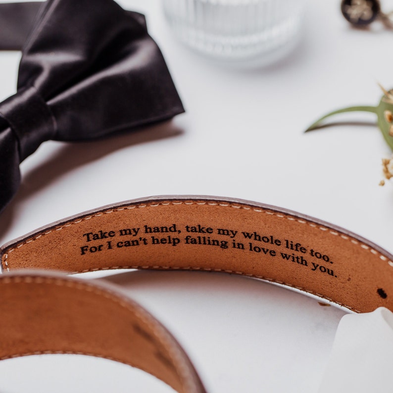 Custom Handmade Belt Personalized Secret Message Belt Genuine Leather Gift for Grandfather First Father's Day Gift Black Leather Belt imagem 10