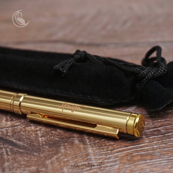 Amilyu® Kugelschreiber Gold Stift