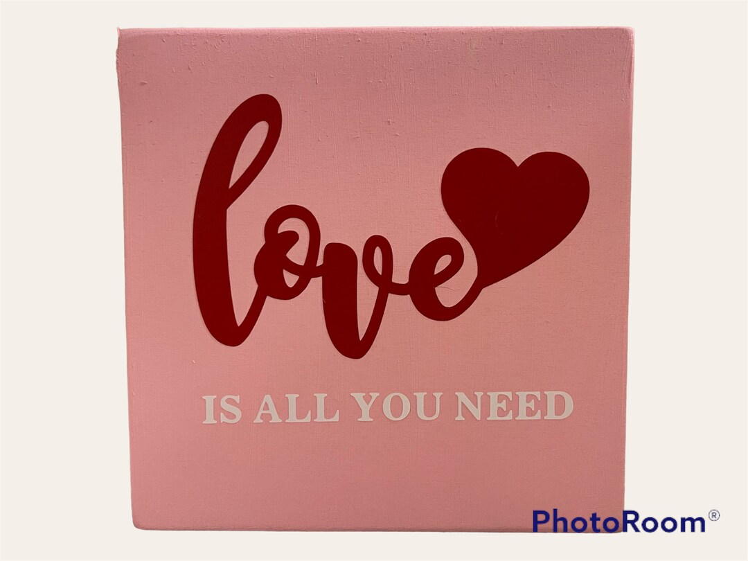 Wooden Handmade Love is All You Need Sign - Etsy