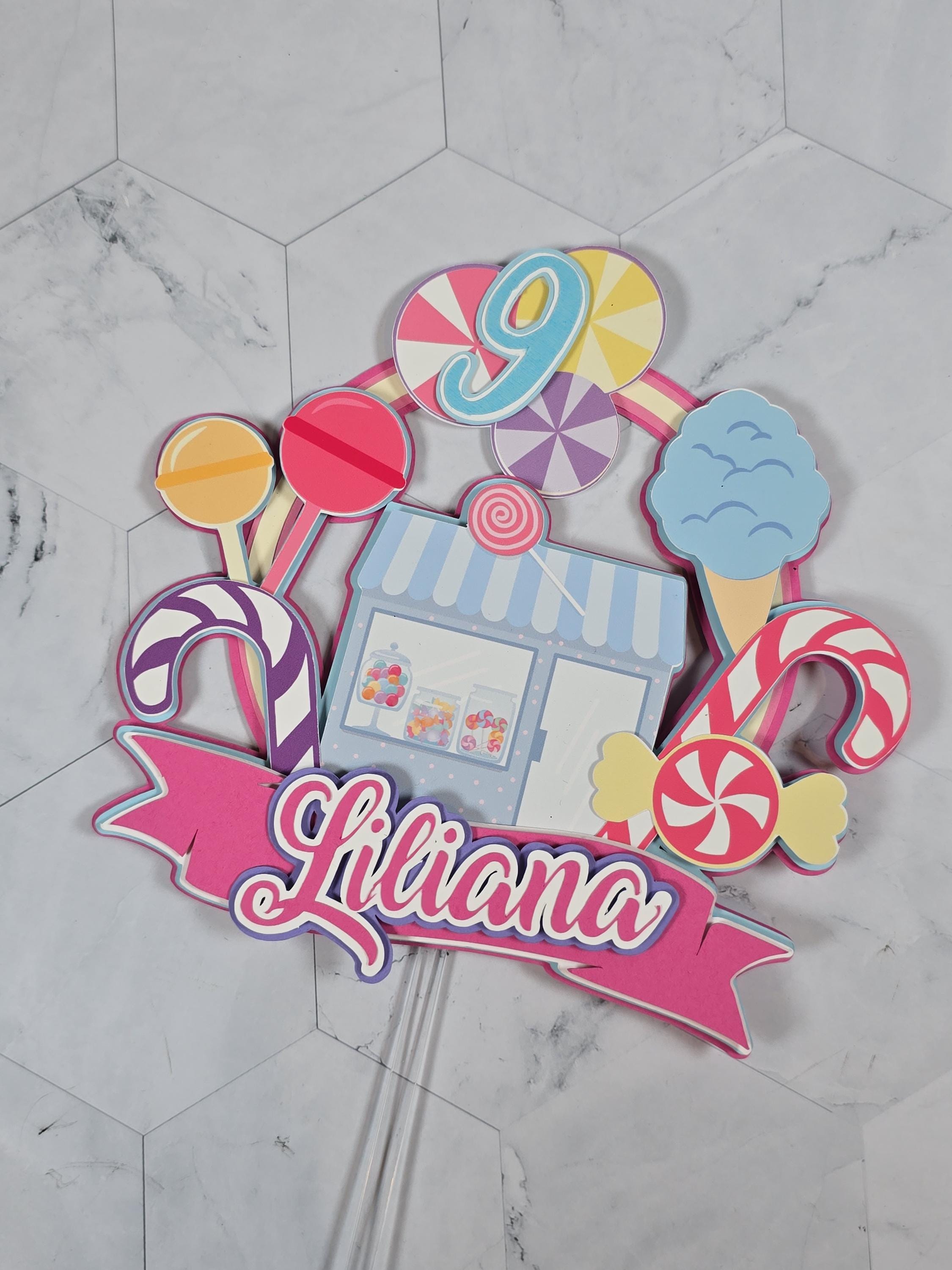 Candy land Cake topper