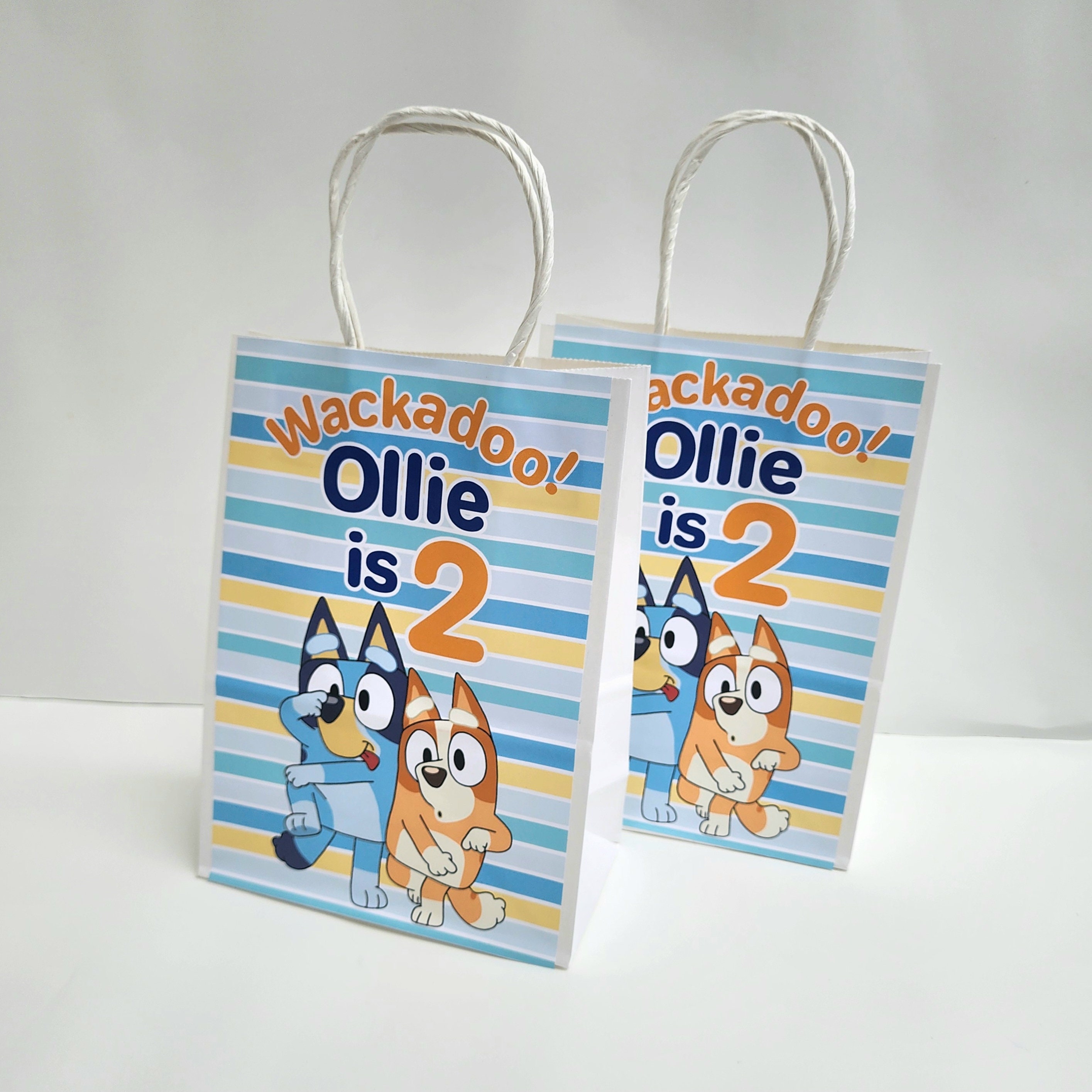 Bluey Goodie Bags Bluey Theme Party Bluey Party Favor Bag, Goody Bag ...