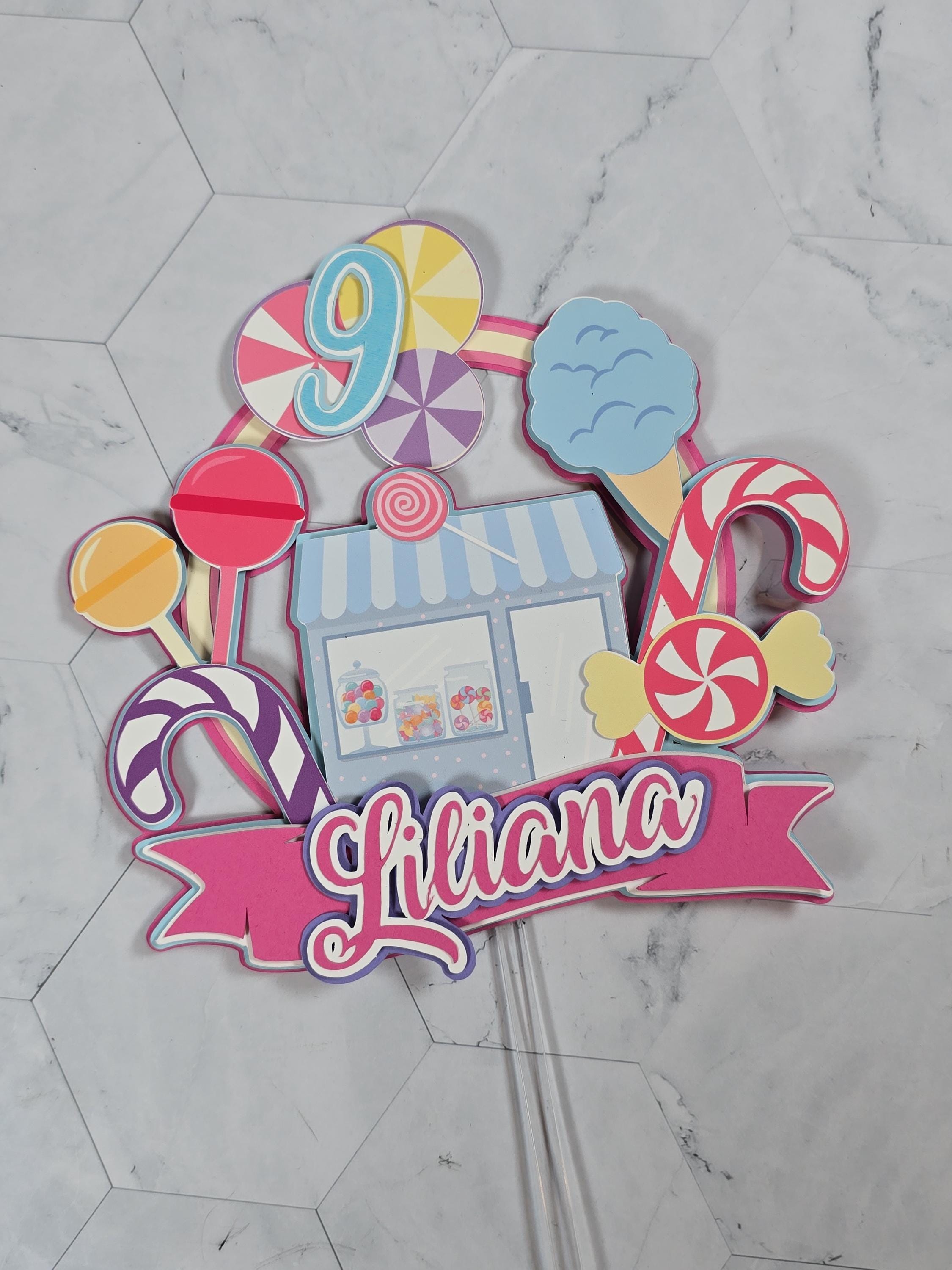Candy land Cake topper