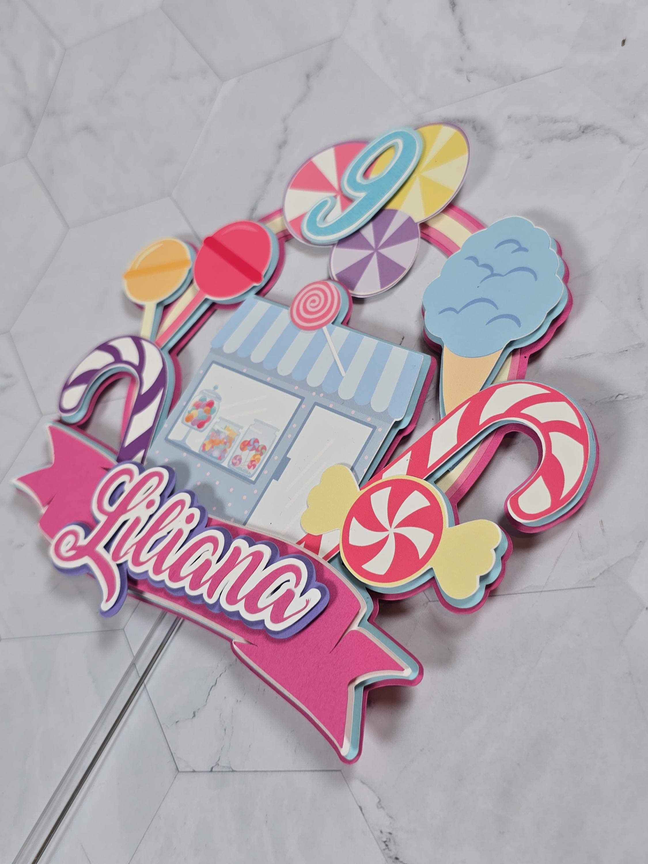 Candy land Cake topper