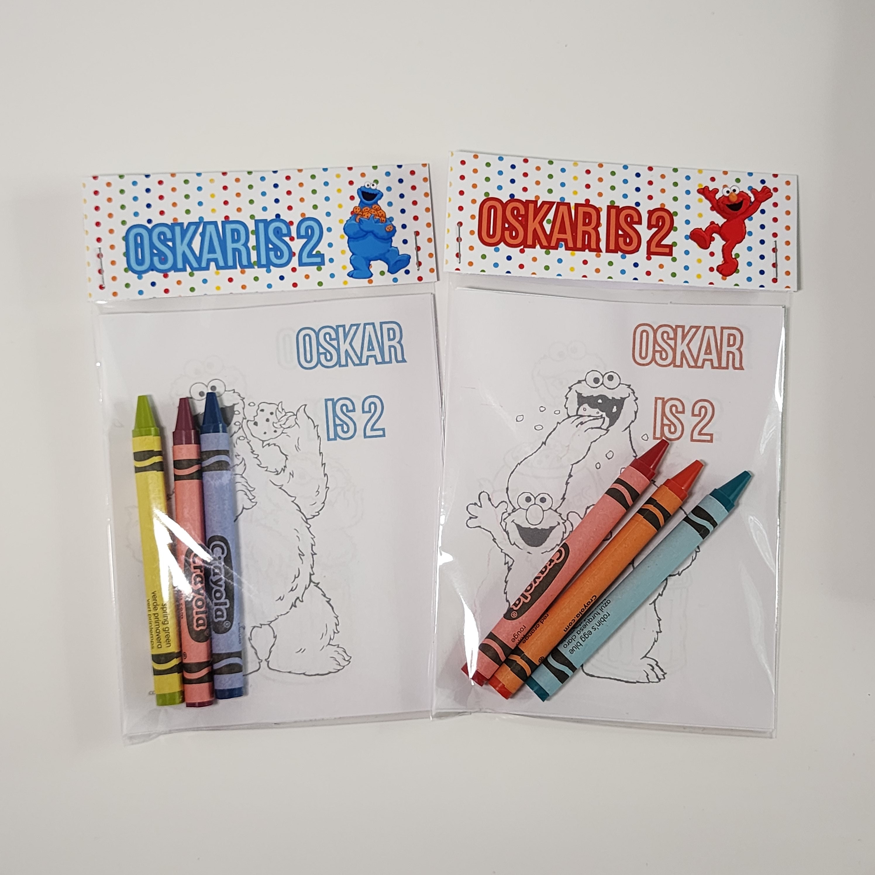 Coloring Pages / Crayons / Bluey / Bingo / Elmo / Cookie - Etsy