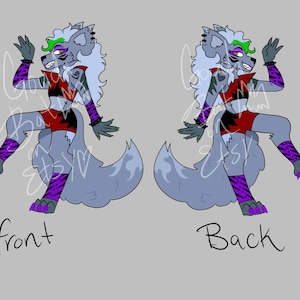 Rockin&#39; Wolf Keychain