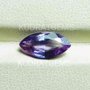 Alexandrite Colour Change Gemstone Loose Marquise Cut Ring Pendant Earrings Studs Jewelry Make Gift Lab Cr. Size 6x3mmto 20x15mm Hardness 9