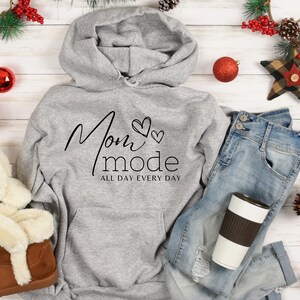 Mom Mode All Day Every Day SVG, Gift for Mom, Cricut, Cut File, SVG