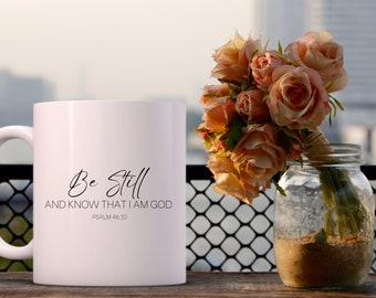 Be Still and Know That God SVG, Faith, Christian, Bible Verse, Cricut, Cut File, Digital File, SVG