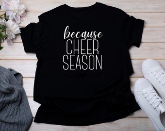 Because Cheer Svg, Cheer Season, Cheer Life, SVG, Digital File, Cut File, Cricut
