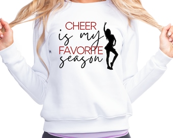 Cheer Is My Favorite Season Svg, Customize Your Team Colors, Cheer Mom, Cheer Season, Cheerleader SVG, Digital File, Cut File, Cricut