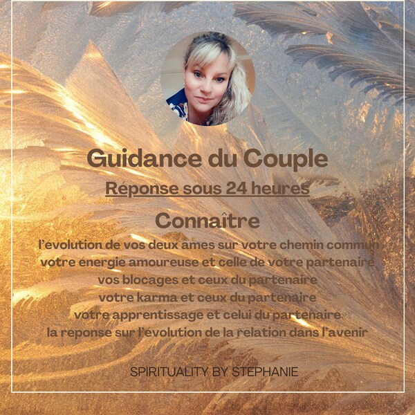 Guidance du Couple - Guidance sentimentale et amoureuse pour vous et votre partenaire, réponse sous 24h, tirage, cartomancie, divination