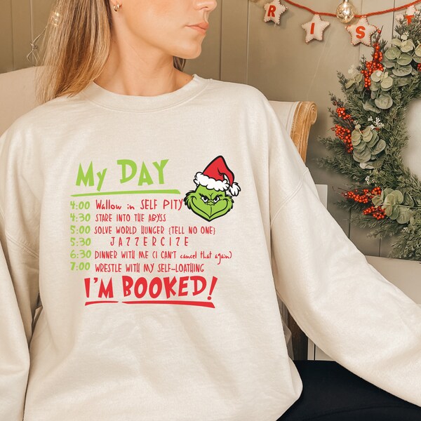 The Grinch Sweater, christmas sweater, the grinch sweatshirt, funny christmas sweater, ugly christmas sweater, holiday sweater, festive