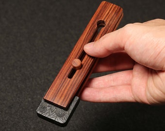 Aangepaste mahonie inkt clip, grote inktblok resterende inkt clip, praktische inkt clip, vier schatten van de studie, kalligrafie benodigdheden