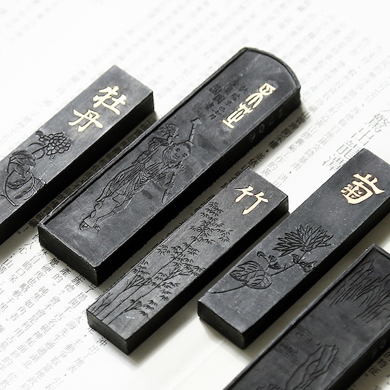 Pine Smoke Ink Sticks,Old Ink Sticks,Hui Ink Preserved For 5 Years, Special Ink Sticks For Handmade Calligraphy, Four Treasures Of The Study
