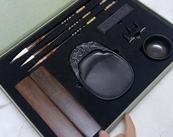 Ink Grinding Inkstone Set, Special For Grinding Ink, Adult Brush Calligraphy And French Painting Supplies, Four Treasures Of The Study