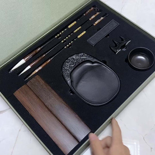 Ink Grinding Inkstone Set, Special For Grinding Ink, Adult Brush Calligraphy And French Painting Supplies, Four Treasures Of The Study