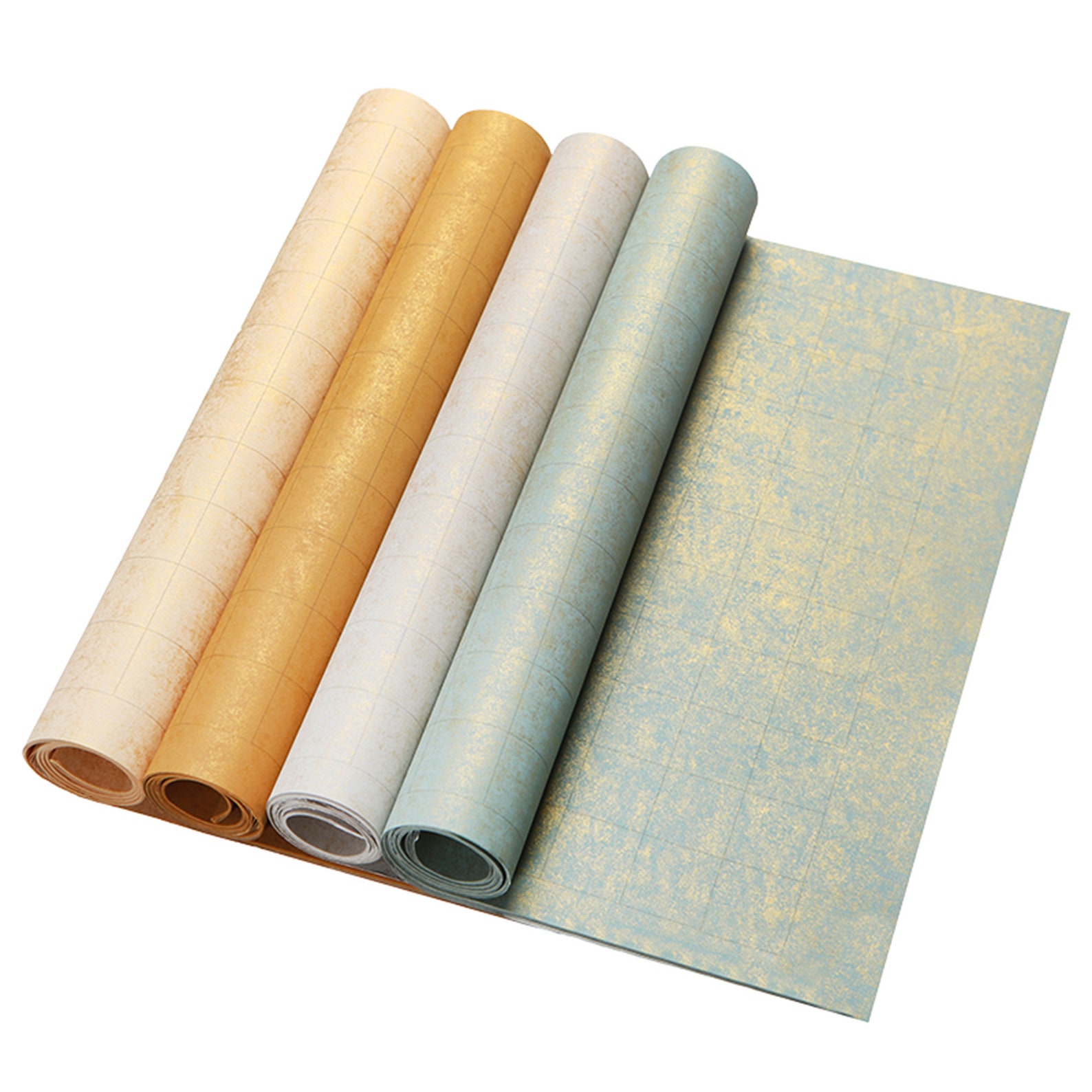 Pure Rice Paper Pure Handmade Batik Rice Paper, Gilded Square Grid Rice Paper, Special ...