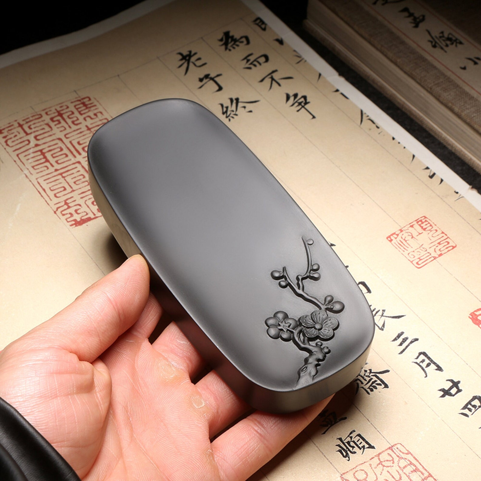 Natural Stone Ink Stone, Calligraphy Ink Stone, Painting Ink Stone ...
