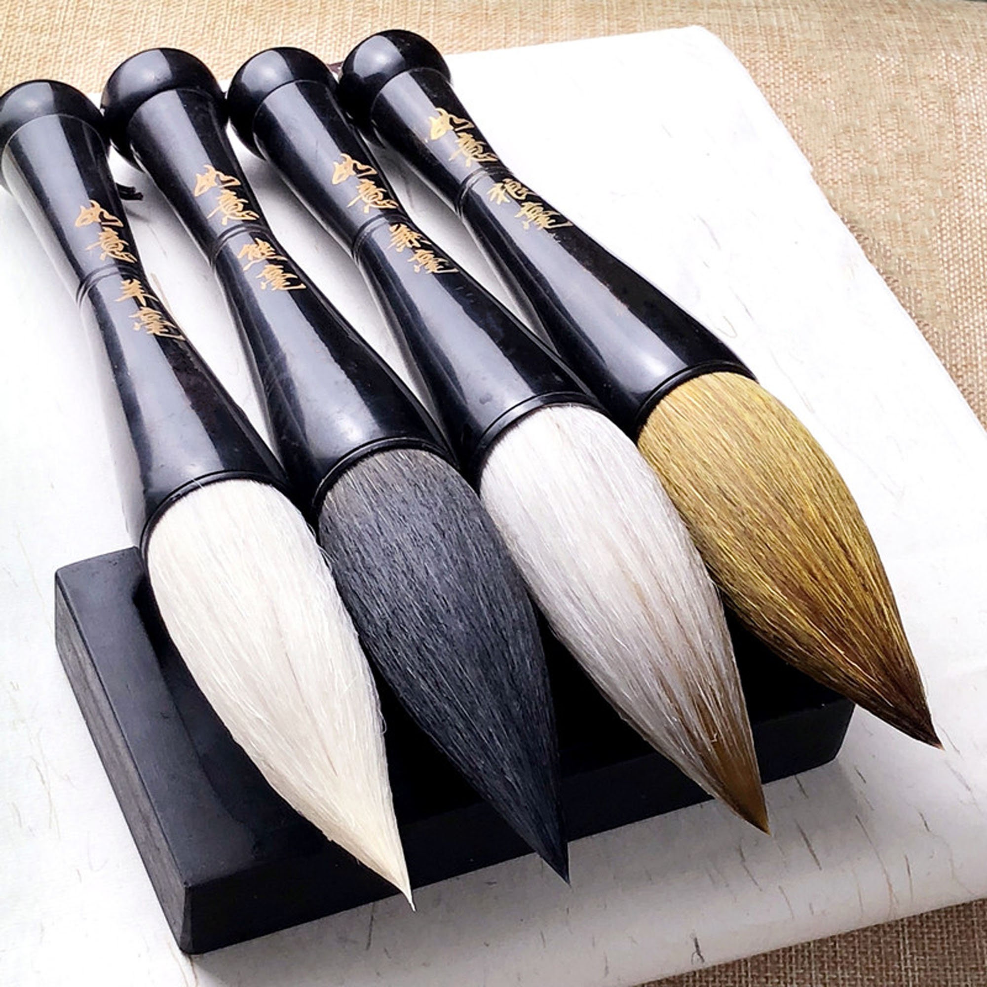 Giant 53 / 80 / 119 / 165cm Long Large Chinese Calligraphy Brushes for  Decorate / Dancing/ Performance 1 Pc, White Hair 