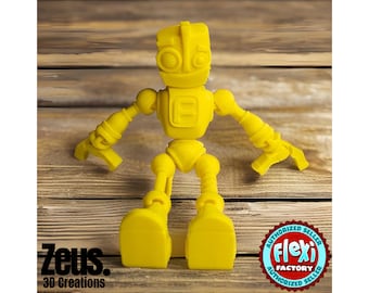 flexible articulated fun robot | desk buddy | fidget toy | 3D printed