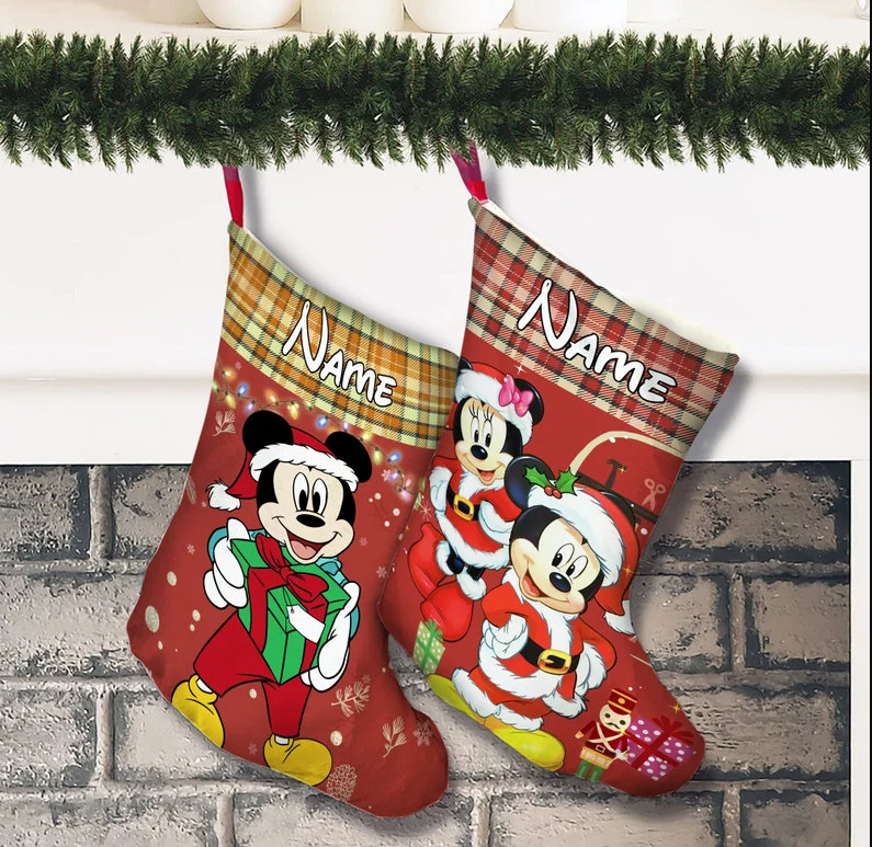 Personalized Disney Christmas Stockings, Minnie Mouse Stocking sold by