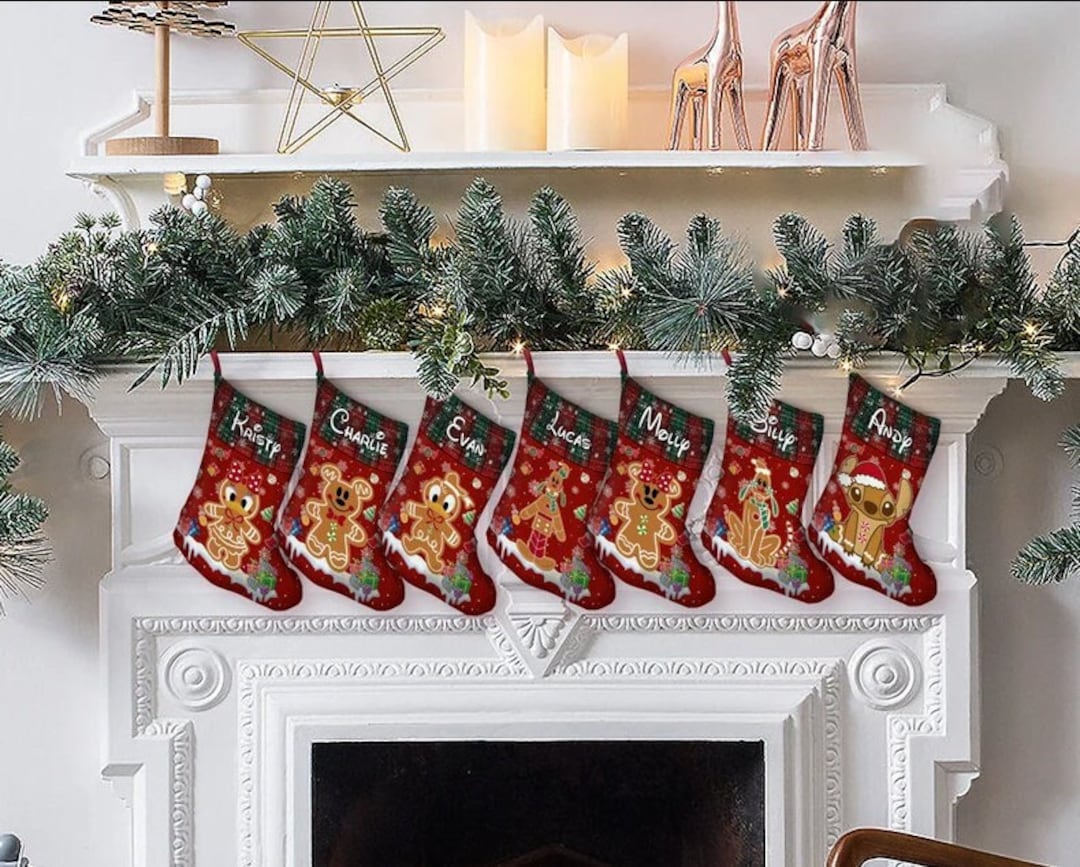 Personalized disney christmas stockings baby christmas etsy