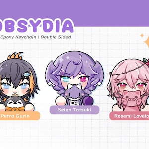 Nijisanji EN Acrylic Keychains | Obsydia