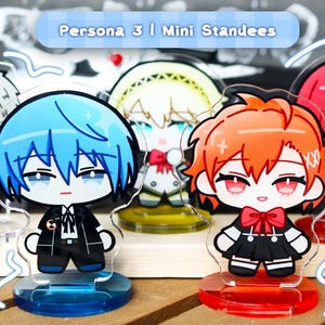 Persona 3 Acrylic Standees | Protagonists, Akihiko, Mitsuru, Aegis