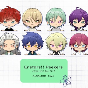 Enstars Peeker Stickers | ALKALOID, Eden