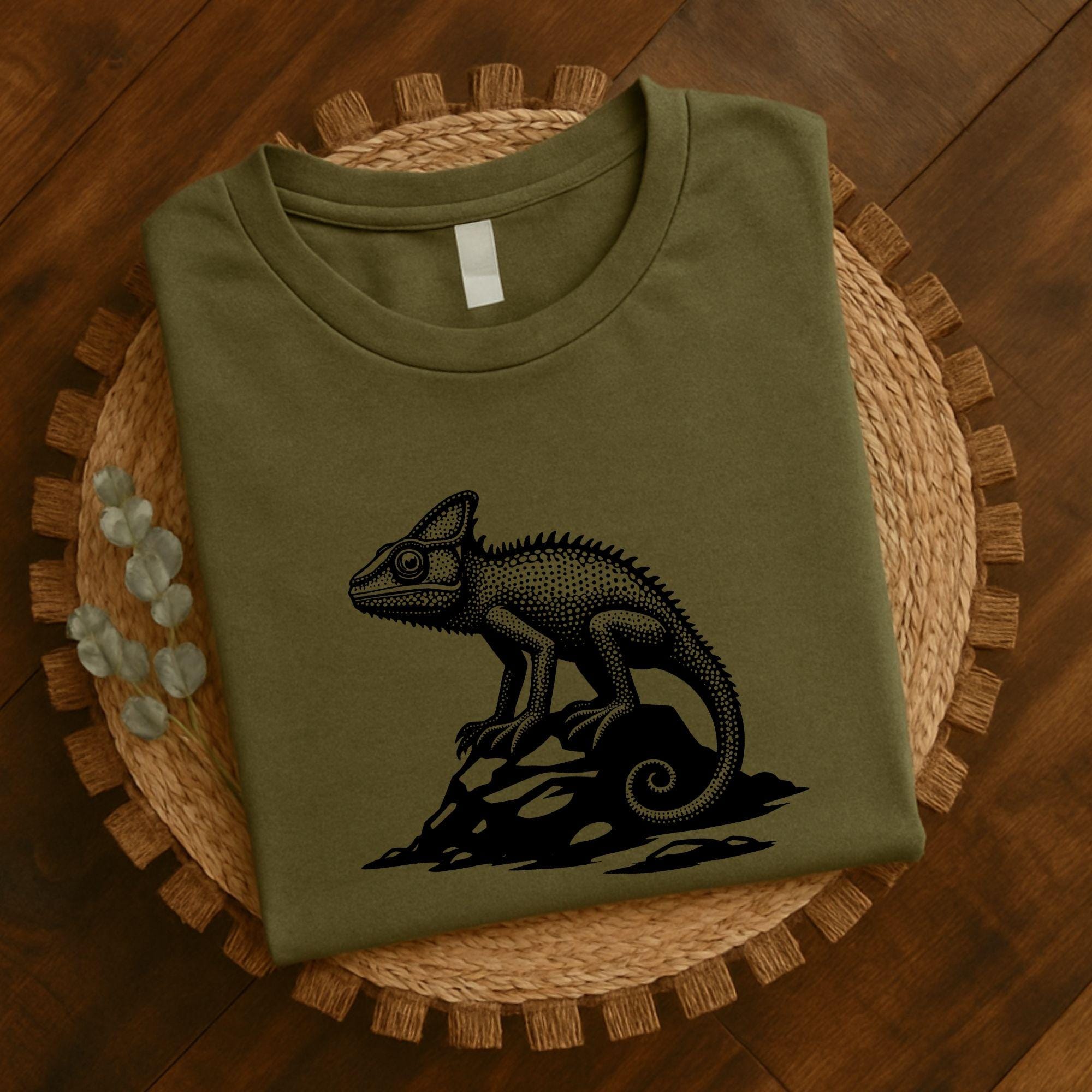 Realistic Chameleon Svg Png Pdf & Dxf Bundle for Cricut Silhouette and ...