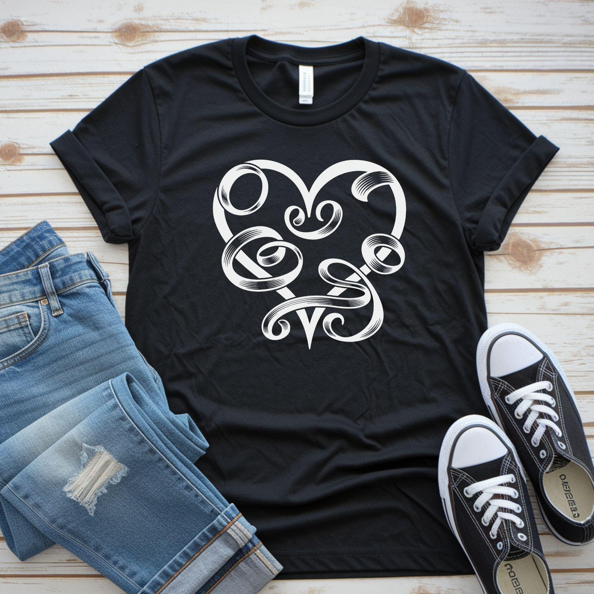 Svg Rococco Rococo Scroll Heart Svg Png Pdf & Dxf Bundle for Cricut and Silhouette ...