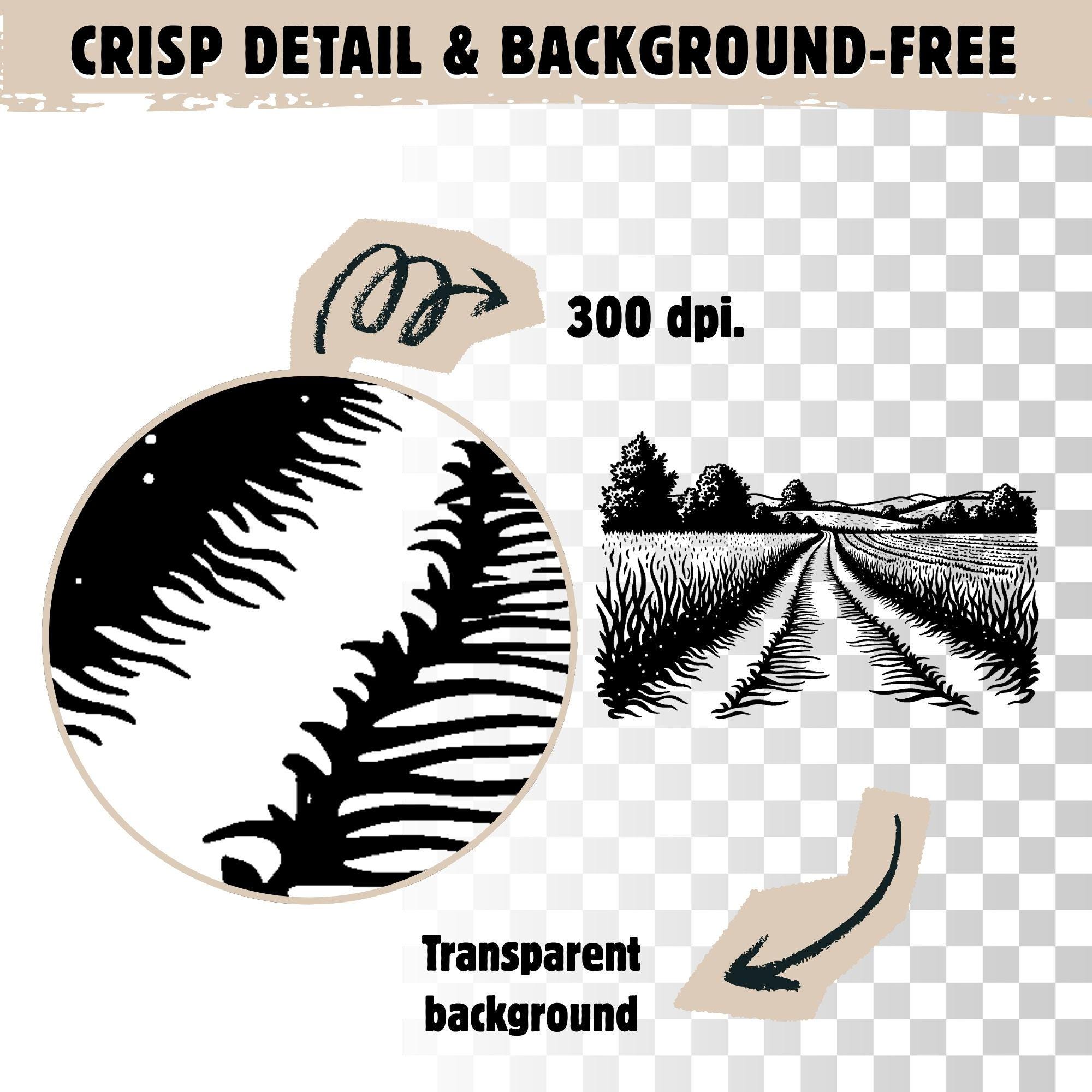 Country Road Landscape Scene SVG Bundle for Laser Engraving Rustic ...