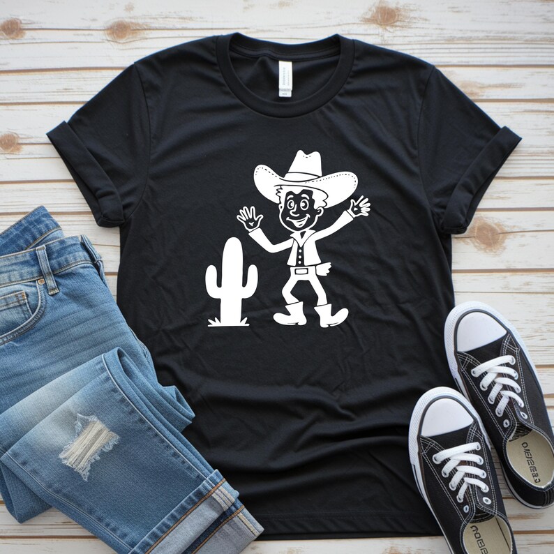 Funny Cowboy Clipart, Derpy Western Cartoon Designs (svg, Png, Pdf, Dxf ...