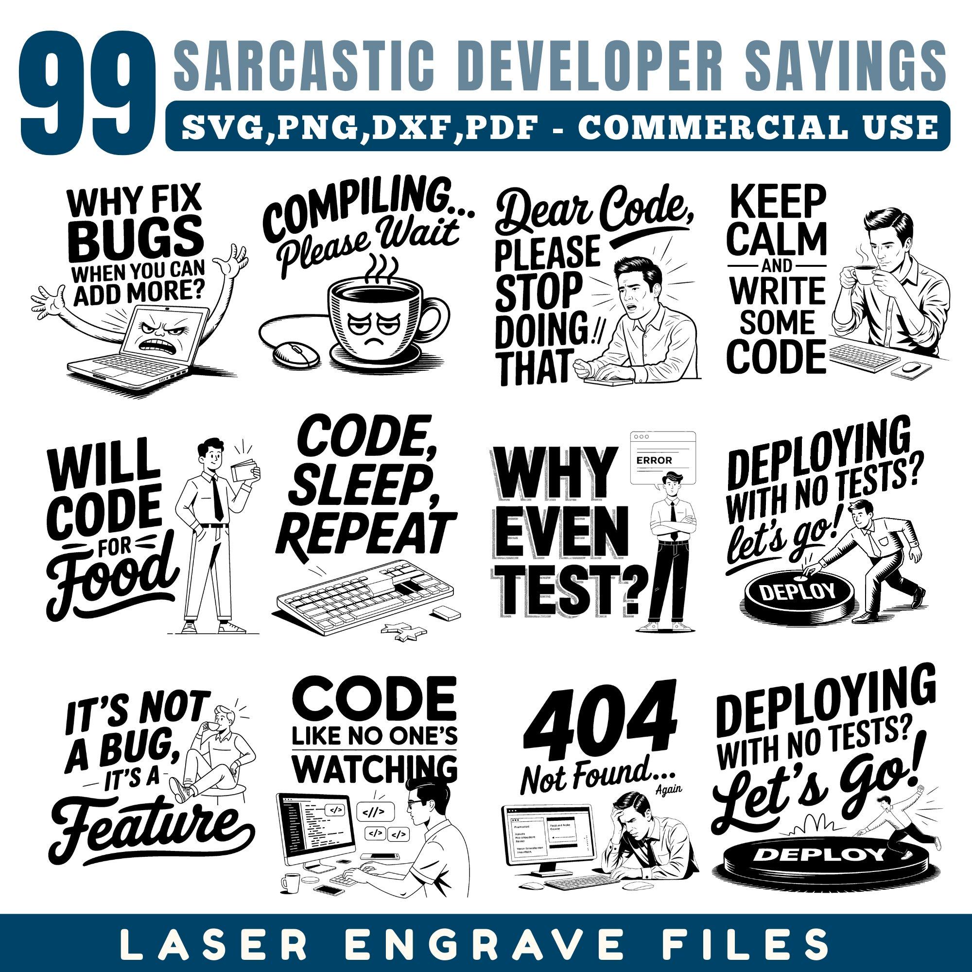 Developer Coasters - Etsy