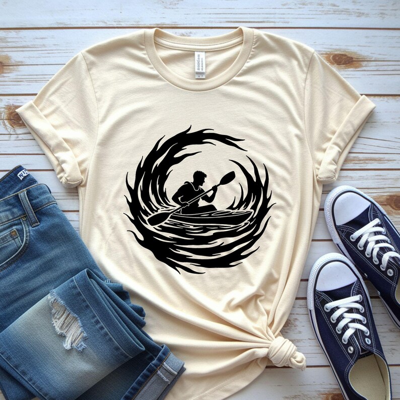 Dynamic Kayaker Dynamic Kayaker Silhouette Motions SVG Bundle, Kayaking Action Poses ...