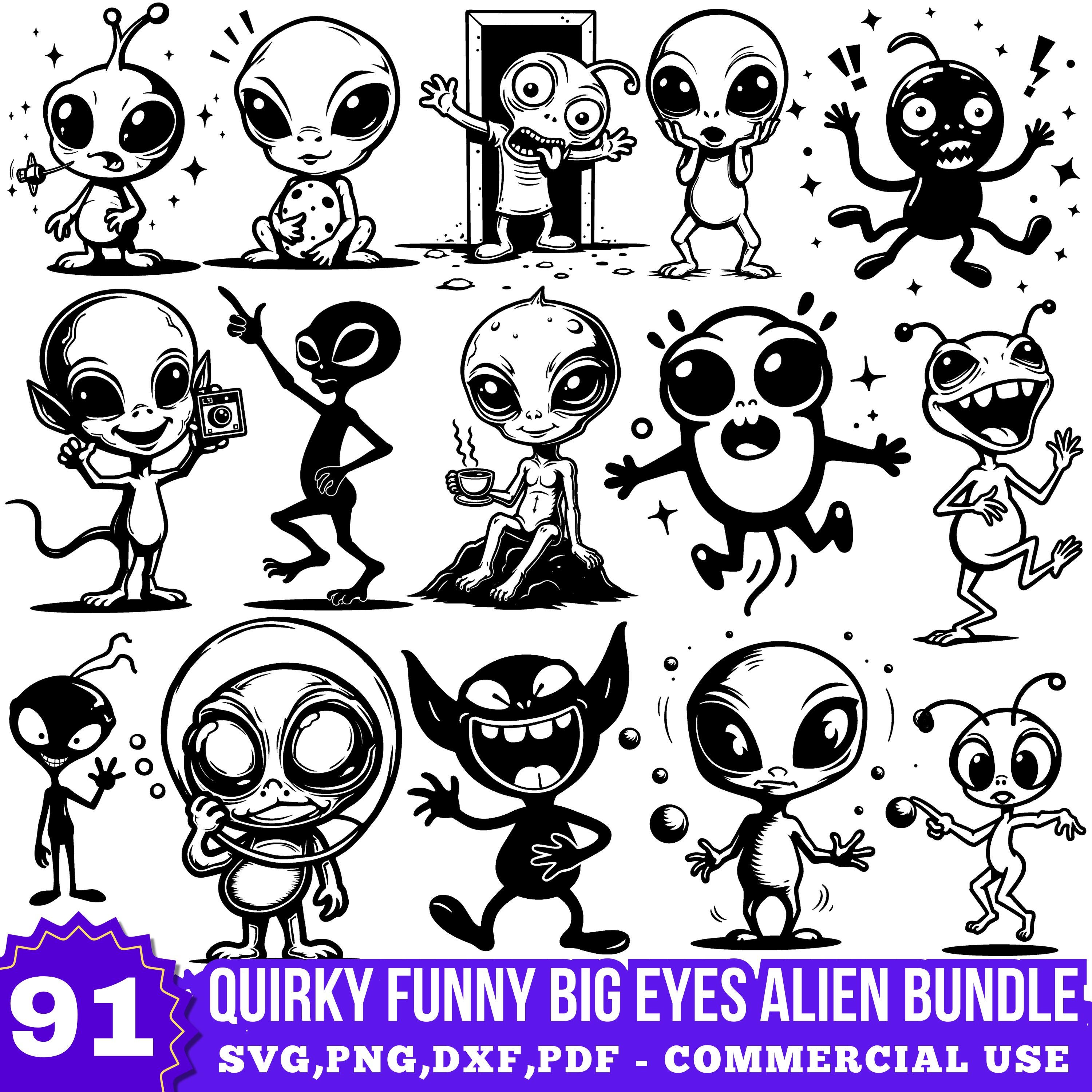 Alien Eyes Clipart - Etsy