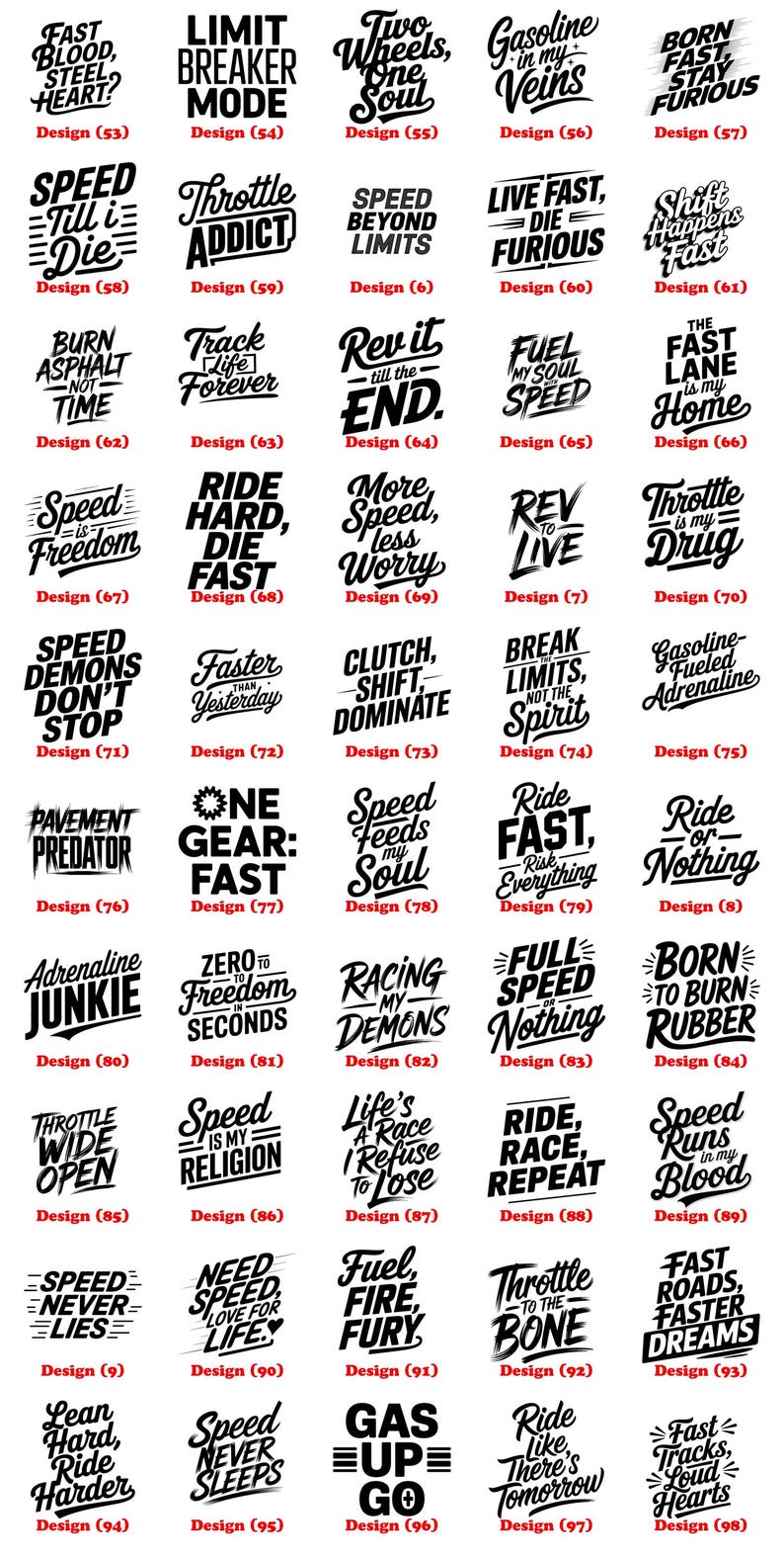 Racing Sayings SVG Bundle, Motorsport Quotes, Cricut Ready (digital ...