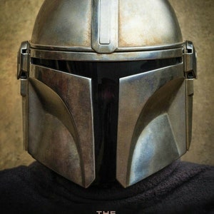 Handmade oil painting on cotton canvas on demand, rolled stretched or framed, Sci Fi -Hunter movie poster 4 fan art wall artwork Mandalorian